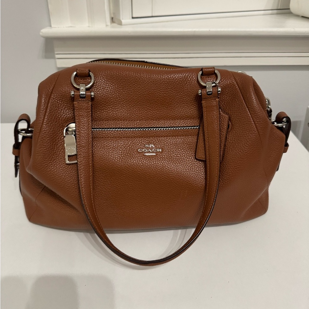 Coach Primrose Satchel in Pebble Leather